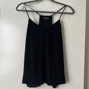 EXPRESS ❌⭕️ Black racerback tank blouse